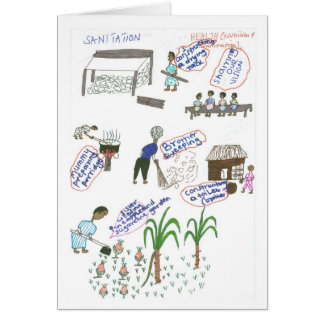 Cartão Plano do saneamento de Cleophus