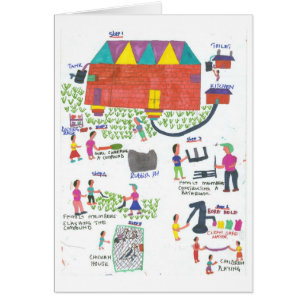 Cartão Plano do saneamento de Harriett