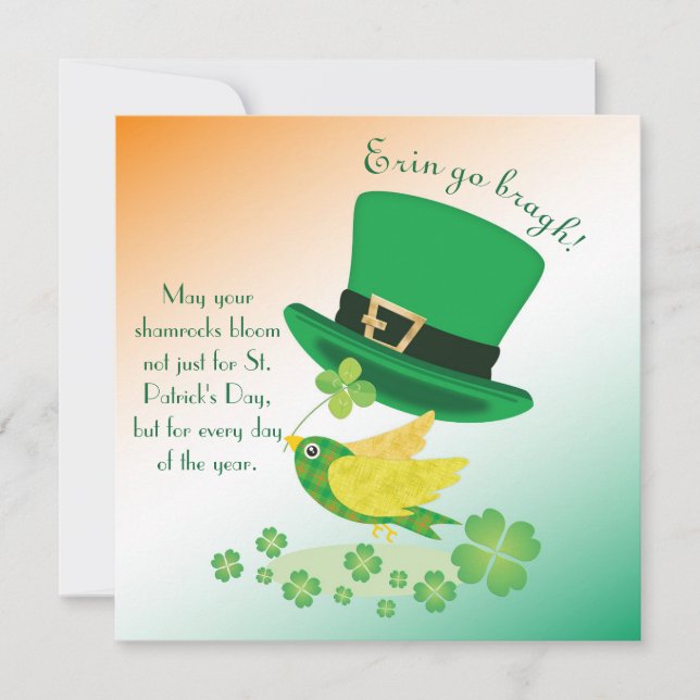 Cartão plano do Voo Sortudo do Shoemaker (Frente)