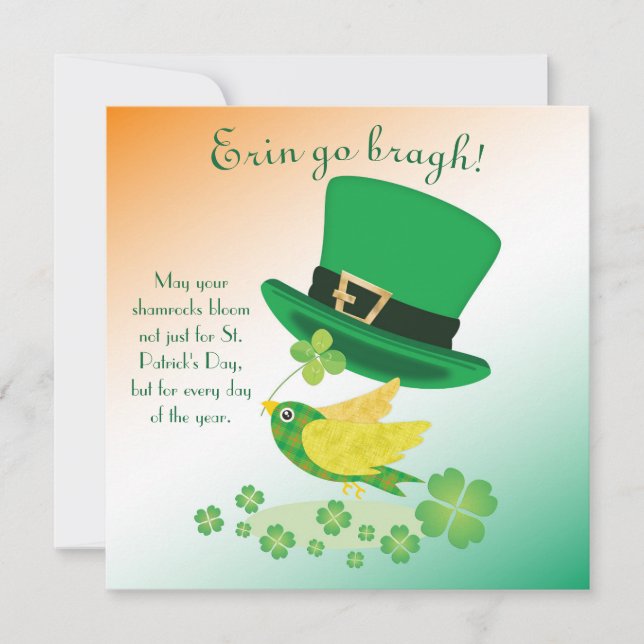 Cartão plano do Voo Sortudo do Shoemaker (Frente)