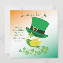 Cartão plano do Voo Sortudo do Shoemaker