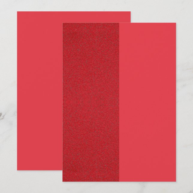 Cartão Plano Duo Vermelho Tomate – Design Personal (Frente/Verso)