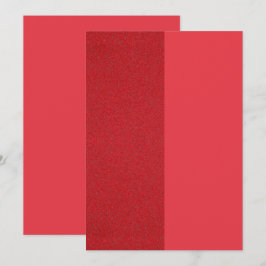 Cartão Plano Duo Vermelho Tomate – Design Personal