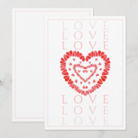 Cartão Plano LOVE 5x7