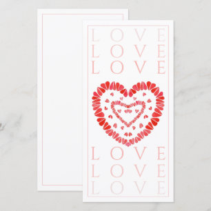 CARTÃO PLANO LOVE 8x4