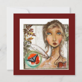 Cartão plano natalino