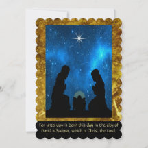 Cartão plano natalino