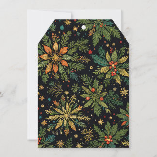 Cartão plano natalino