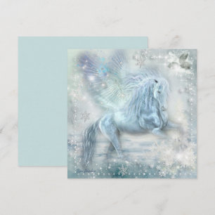 Cartão plano Pégaso Ice Fantasy