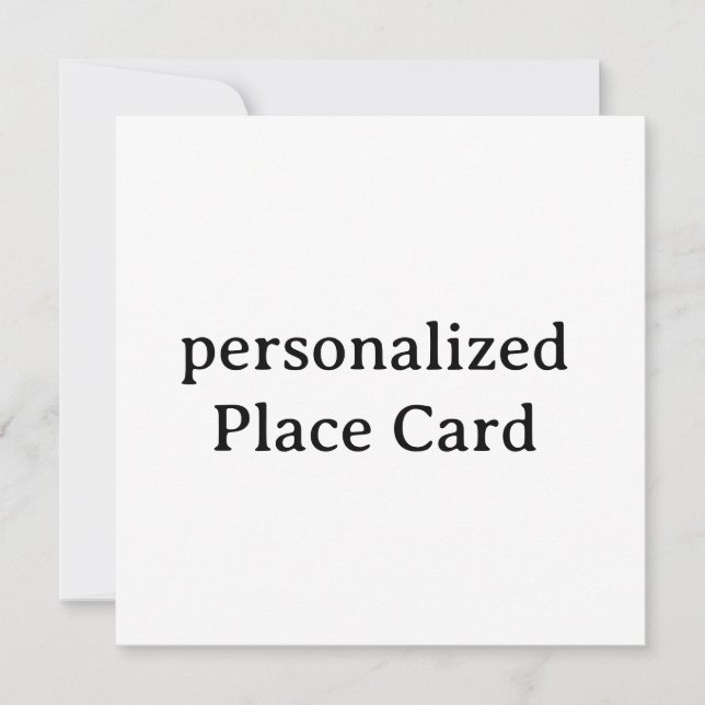 Cartão Plano Personalizado 5,25" x 5,25" (Frente)