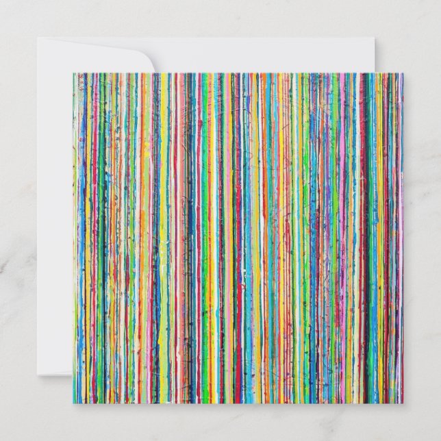 Cartão Plano Rainbow Roll (Frente)