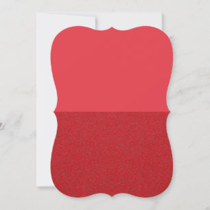 Cartão Plano Vermelho de Tomate Horizontal Dividid
