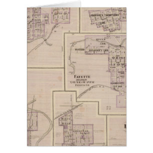 Cartão Planos de Cedar Falls