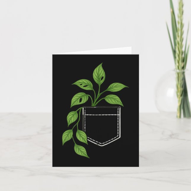 Cartão Plant Dad Plant Moms, House Plan Gardener Grow Tho (Frente)