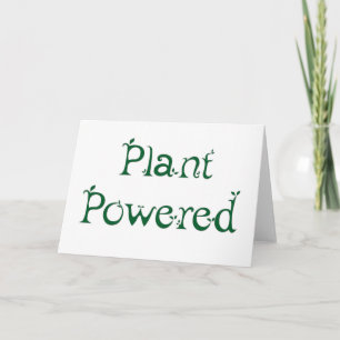 Cartão Planta Alimentada