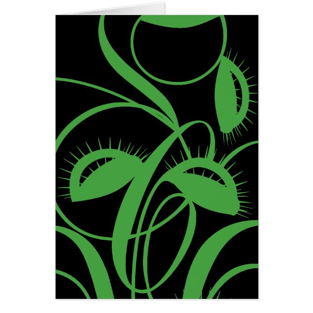 Cartão Planta Carnívora (Frente)