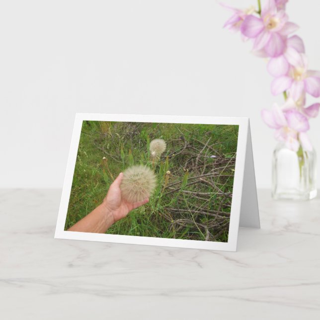 Cartão Plantas de salsificação ocidental (Orquídea)