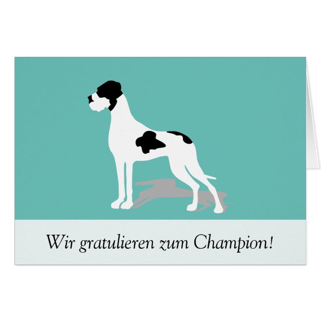 Cartão Plattendogge Karte (Frente Horizontal)