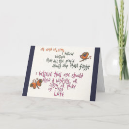 Cartão Play on the Lute Notecard