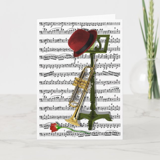 Cartão Play that Jazz (Frente)