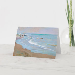 Cartão Playa de Valencia   Joaquín Sorolla