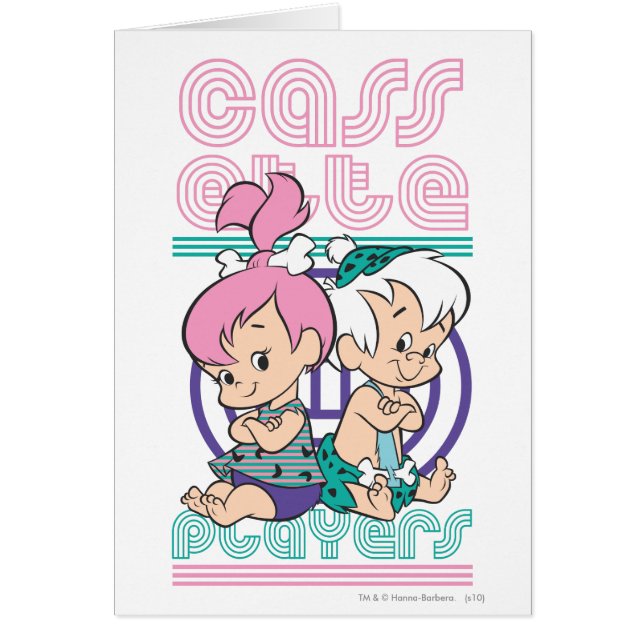 Cartão Players de fita PEBBLES™ e BAM-BAM™ (Frente)