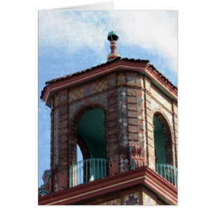 Cartão Plaza Building Details All Occasion Vazio Saudação