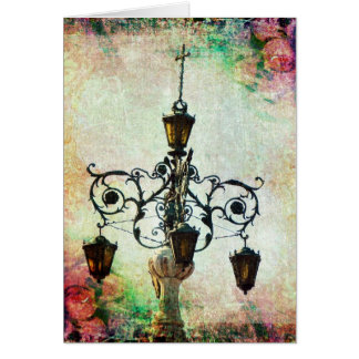 Cartão Plaza Light Floral Grunge All Ocasião