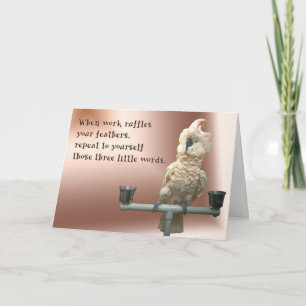 Cartão Plissado do trabalho