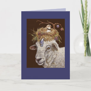 Cartão Plum Island Sheep Card