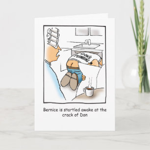 Cartão Plumber Humorous Birthday Card