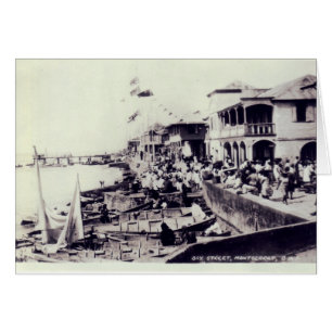 Cartão Plymouth - rua da baía