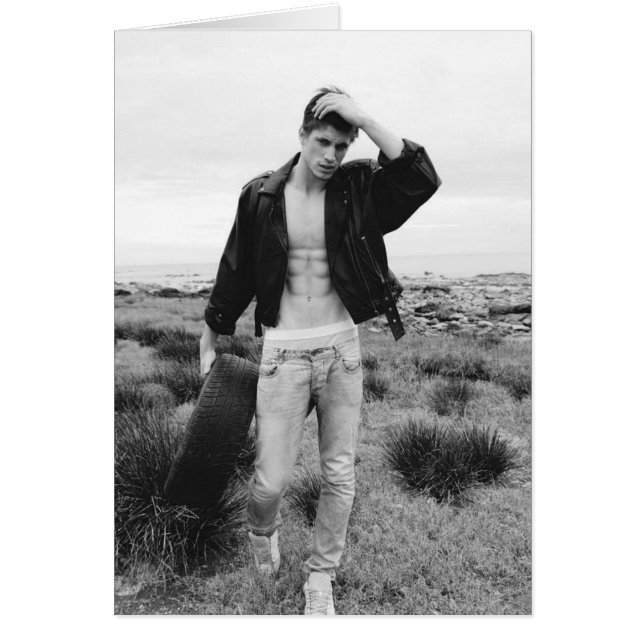 Cartão Pneu liso Hottie (Frente)