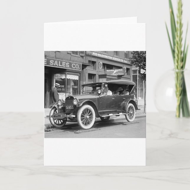 Cartão Pneus duros, 1922 (Frente)