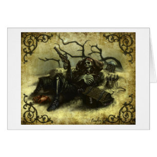 Cartão "Pó & ossos" (internos vazios)