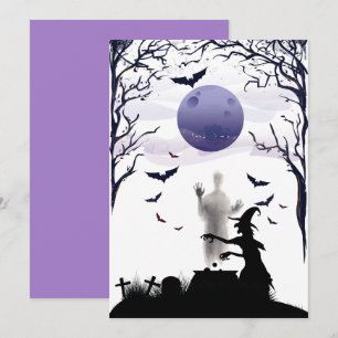 Cartão Poção de Arranque de Bruxas do Halloween