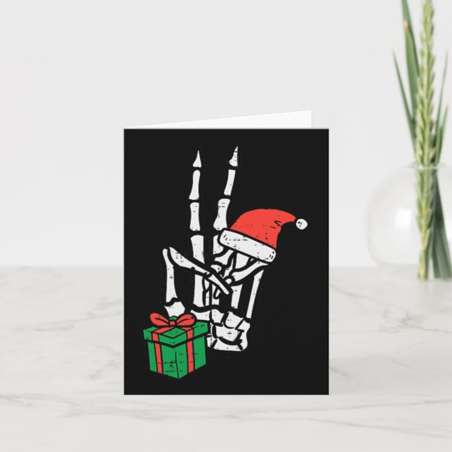 Cartão Pocket Xmas Men Womem (Frente)