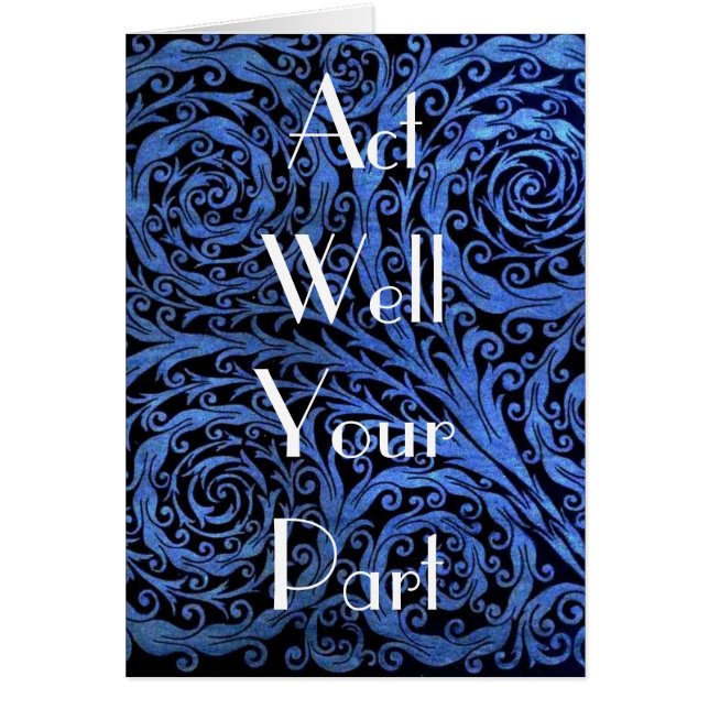 Cartão Poço do ato sua parte (Frente)