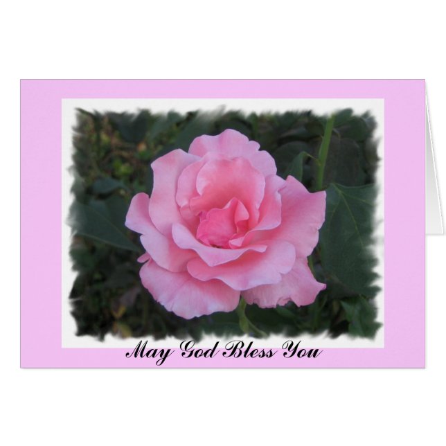 Cartão Pode Deus abençoe-Te (Frente Horizontal)