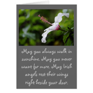 Cartão Pode você sempre andar na luz do sol…