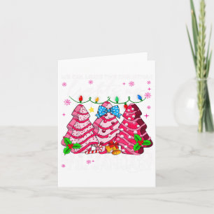 Cartão Podemos Deixar As Luzes De Natal Para Janeiro X