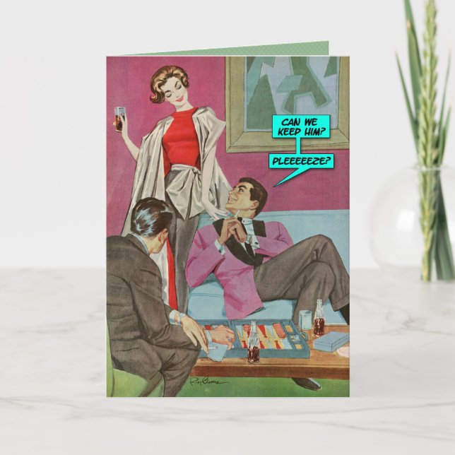 Cartão Podemos nós mantê-lo? [cartão engraçado] (Frente)