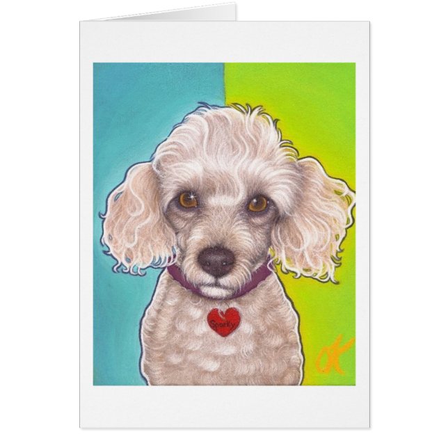 Cartão Poder da caniche! (Frente)