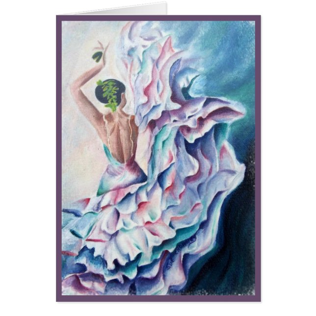 CARTÃO PODER DA DANÇA DO FLAMENCO (Frente)