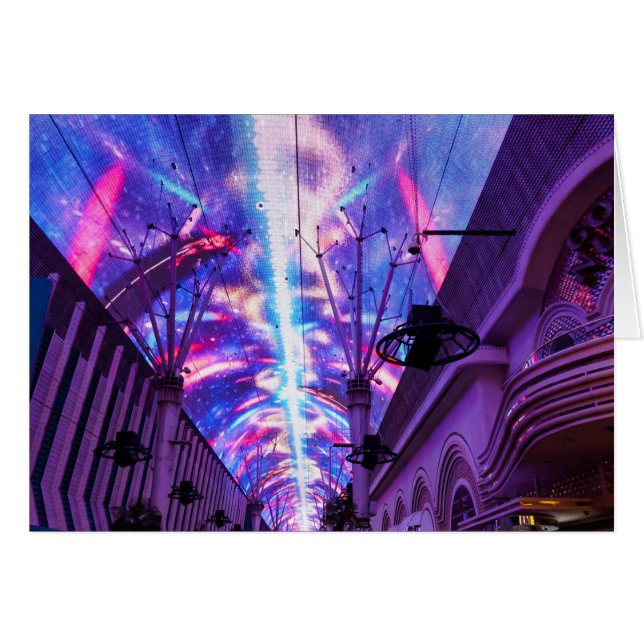 Cartão Poder da Fremont Street (Frente horizontal)