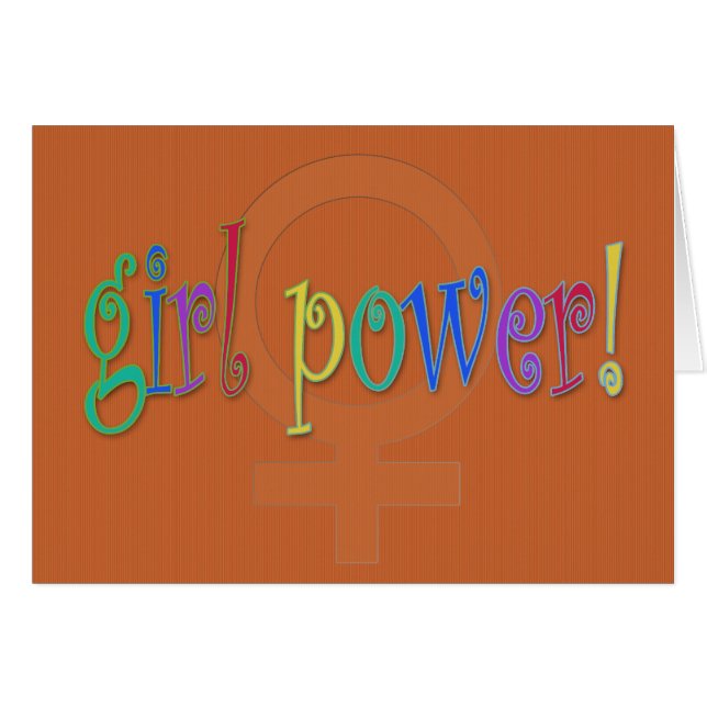 Cartão poder feminino! (Frente horizontal)
