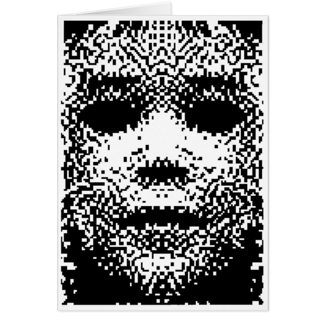 Cartão Poeira do pixel (Frente)