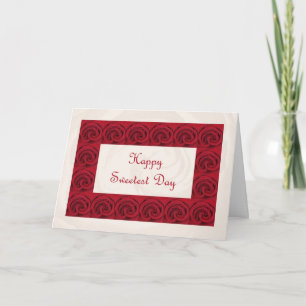 Cartão Poem do Dia Mais Doce - Rosas