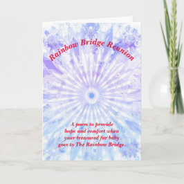 Cartão Poema: Conforto Para Perda De Animais De Companhia