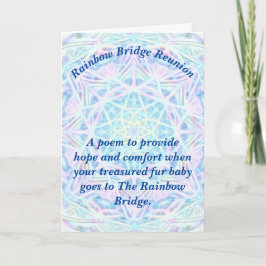 Cartão Poema: Conforto Para Perda De Animais De Companhia